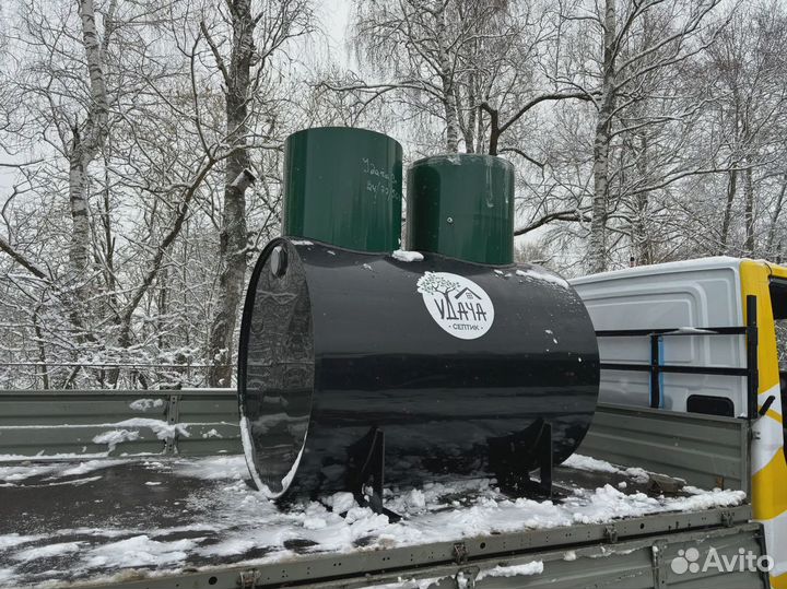 Септик с установкой. Автономная канализация