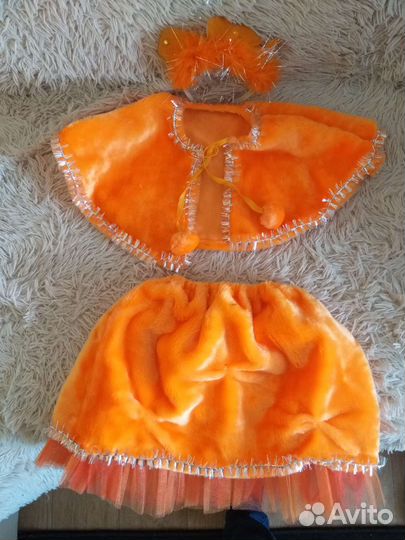 Костюм новогодний рыжий