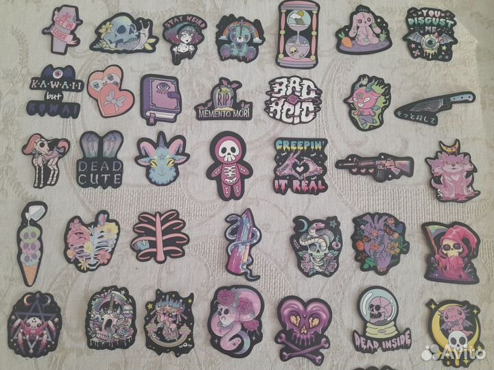 Стикеры наклейки готические