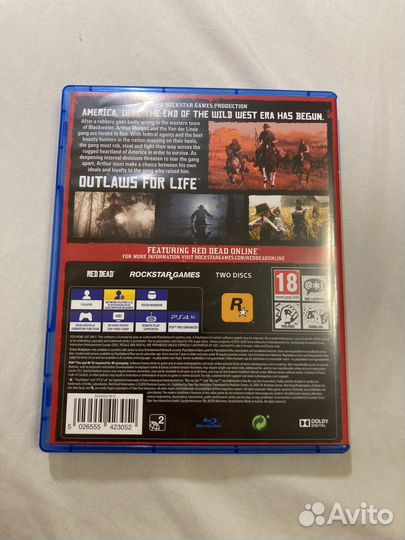 Red dead redemption 2 ps4 диск