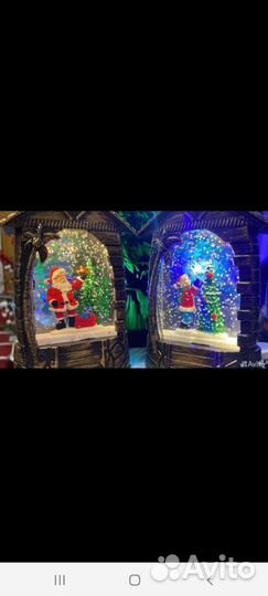 Новогодний фонарик в коробке