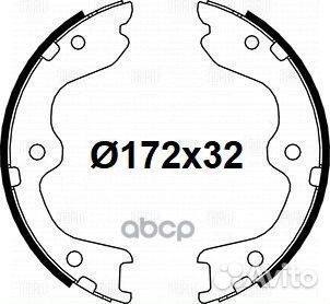 Колодки торм. для а/м Nissan Teana J32