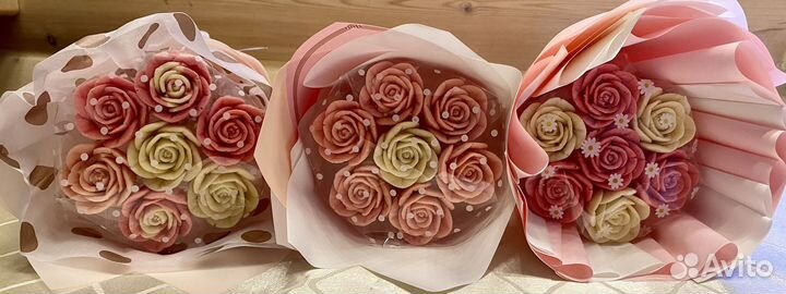 Шоколадные розы. Букет из шоколада