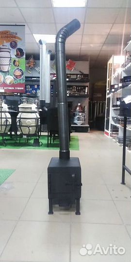 Печка для зимней палатки на дровах