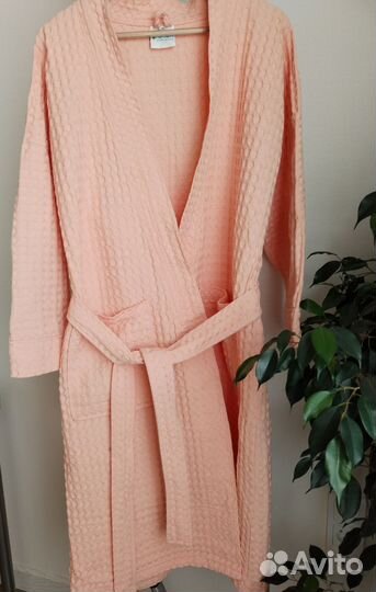 Халат женский из вафельной ткани