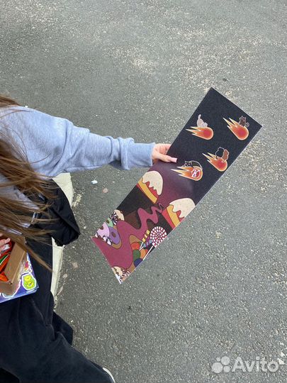 Шкурка для самоката комета