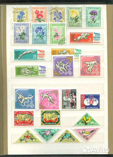 Монголия, почтовые марки. Хронология 1924-1981гг