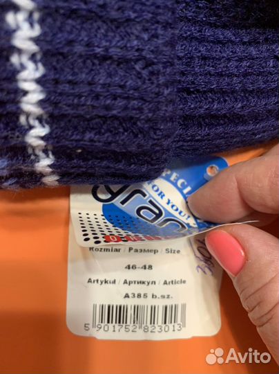 Шапка на мальчика новая 46-48