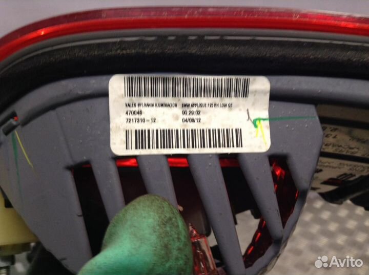 Фонарь крышки багажника правый BMW X3 F25 2013