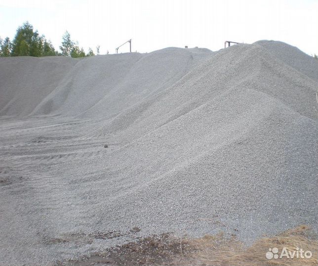 Щебень песок