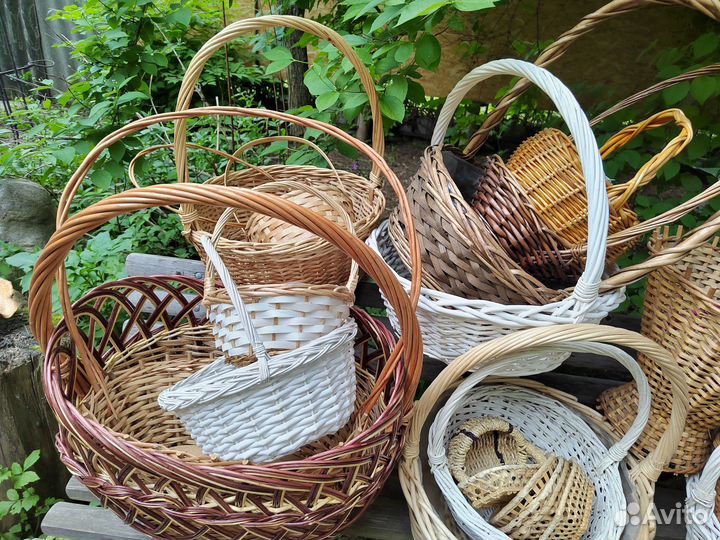 Плетёные Корзины в ассортименте