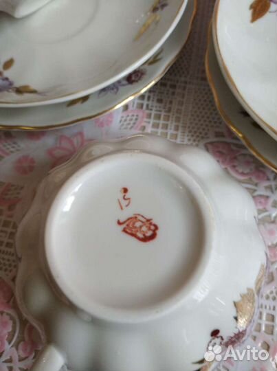 Сервиз чайный лфз Золотые Листья