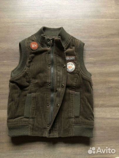 Жилетка с флисом р.92-98