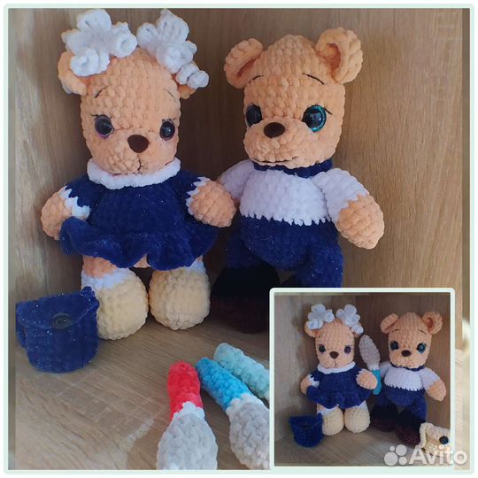 Плюшевые мишки. Игрушки ручной работы