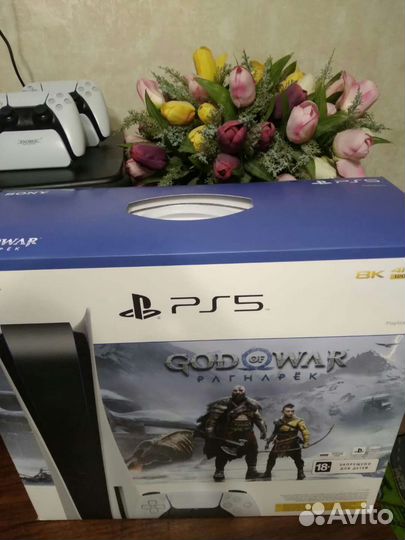 Sony playstation PS5 диск Ростест +GOW Ragnarok