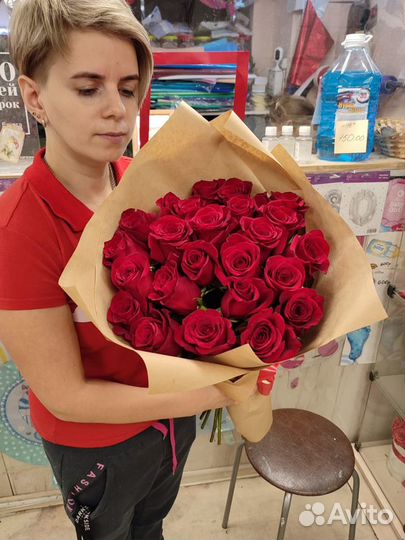 Розы 25 51 роза 101 штука доставка букеты