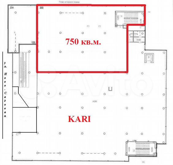Торговая площадь, 750 м²