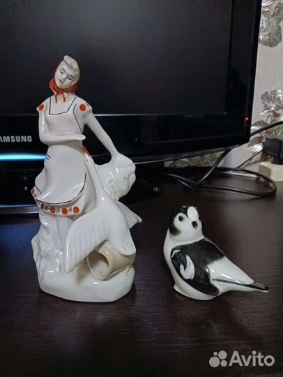 Чайник СССР и статуэтки