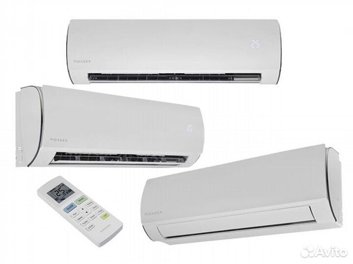 Сплит система новая Pioneer 7,9,12,18,24,36,48