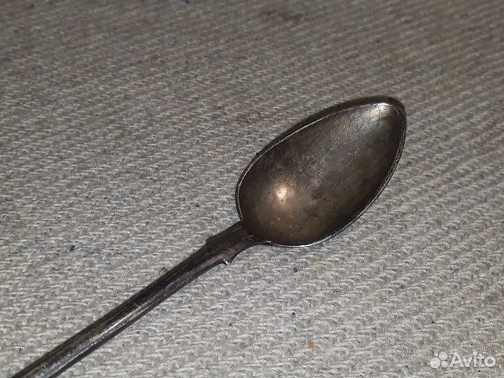 Серебряная чайная ложка серебро 84 проба