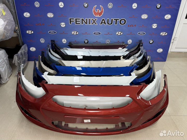 Бампер Hyundai Solaris c 10-14 г