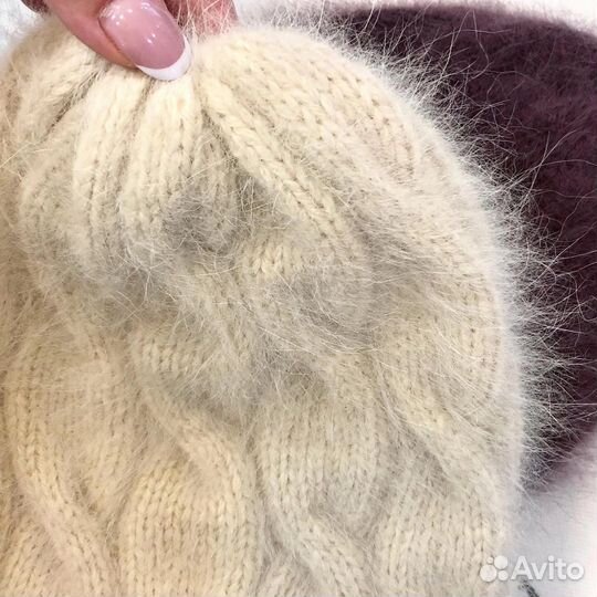 Шапка с косами