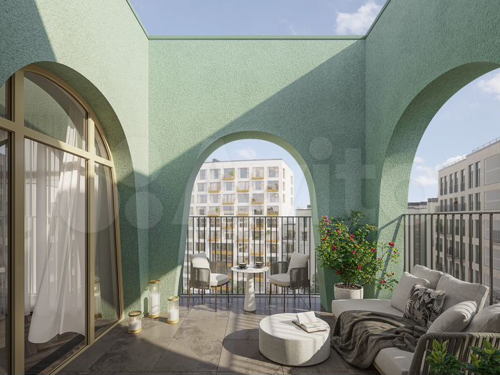 2-к. квартира, 87,5 м², 9/13 эт.