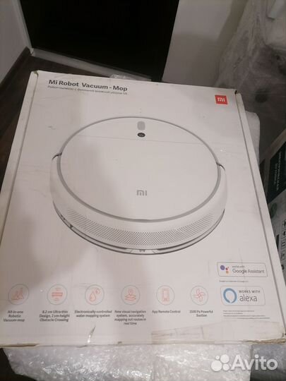 Робот-пыл. Xiaomi Mi Robot Vacuum-Mop+бак для воды
