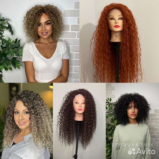 Хвост на резинке премиум, накладной хвост шиньон