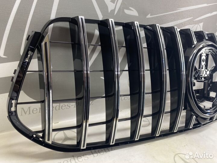 Решетка радиатора на Mercedes Gls X167 хром