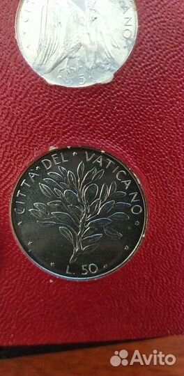 Ватикан. Годовой набор 1974 года.Серебро