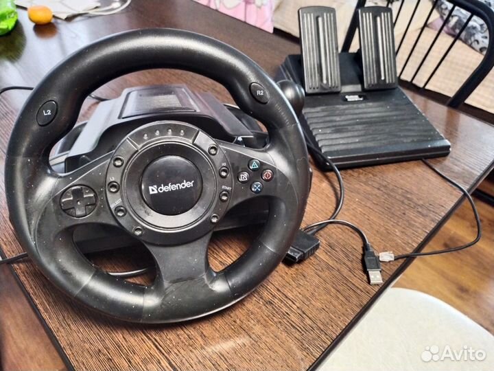 Игровой руль defender forsage drift gt