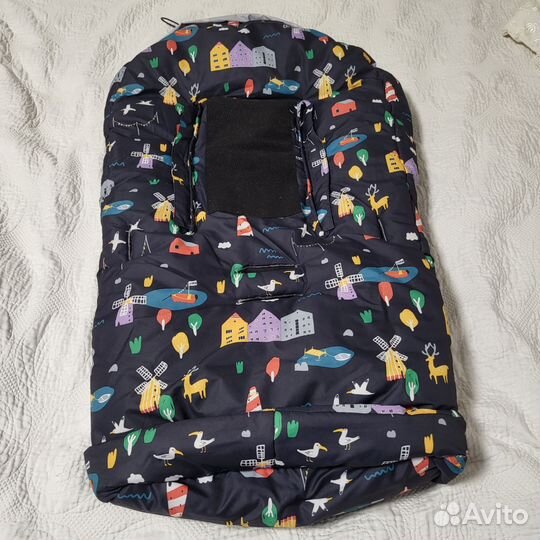 Зимний конверт в коляску leokid