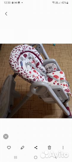 Стульчик для кормления chicco polly progress 5