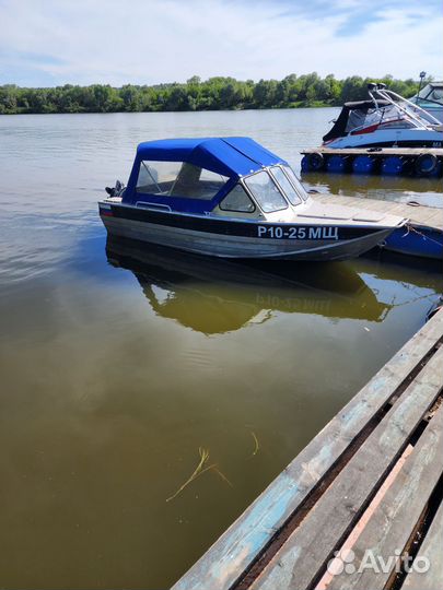 Rusboat 47 + mercury 60 + прицеп