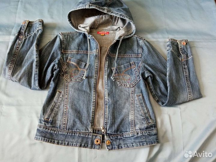 Джинсовая ветровка для девочки подростка
