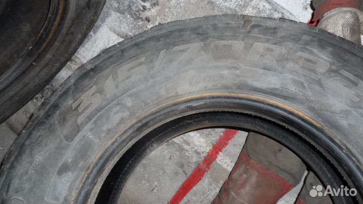 Шина грузовая рулевая Кама 315/70 R 22,5 б/у глу