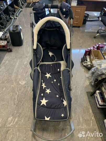 Детские санки коляска