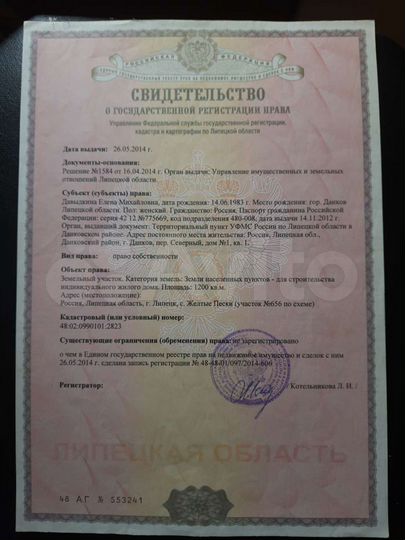 Участок 12 сот. (ИЖС)