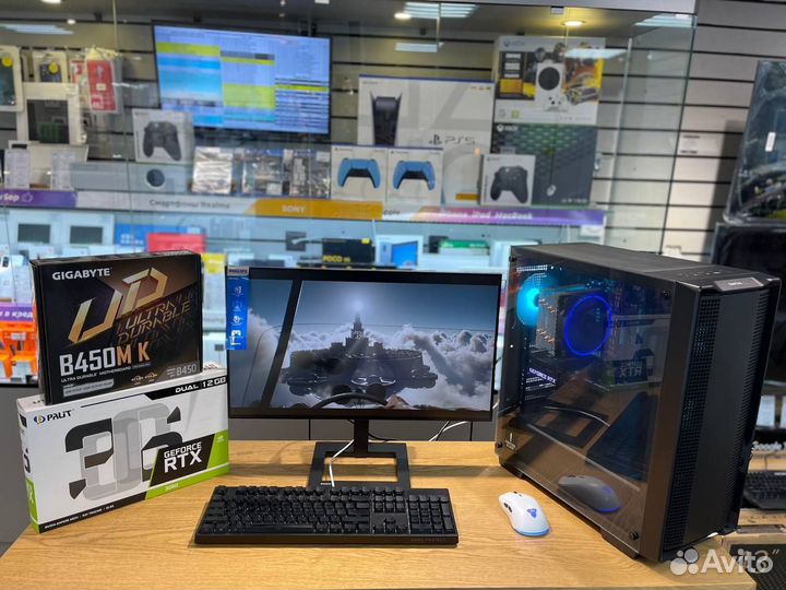 Игровой пк intel core i7 RTX 4070Ti/4090. Подольск