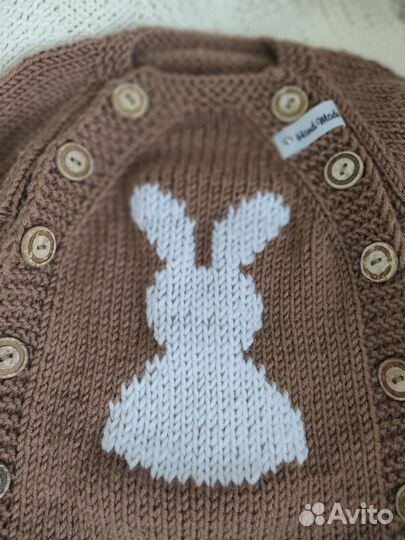 Комбинезон вязаный ручной работы