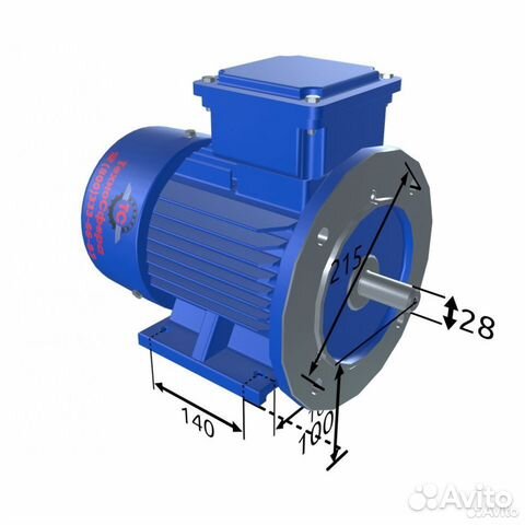 Электродвигатель аир 100L4 (4кВт/1500об.мин)