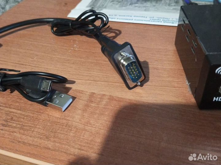 Адаптер VGA в hdmi с питанием от USB