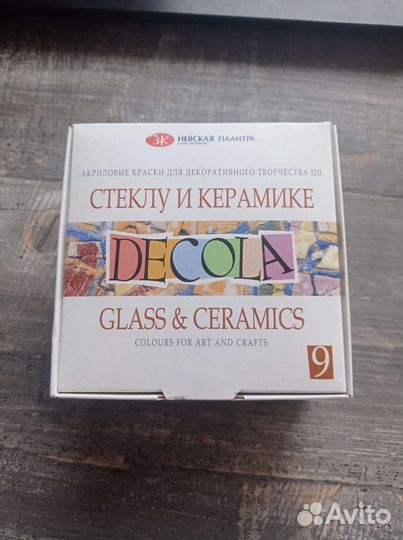 Краска по стеклу и керамике