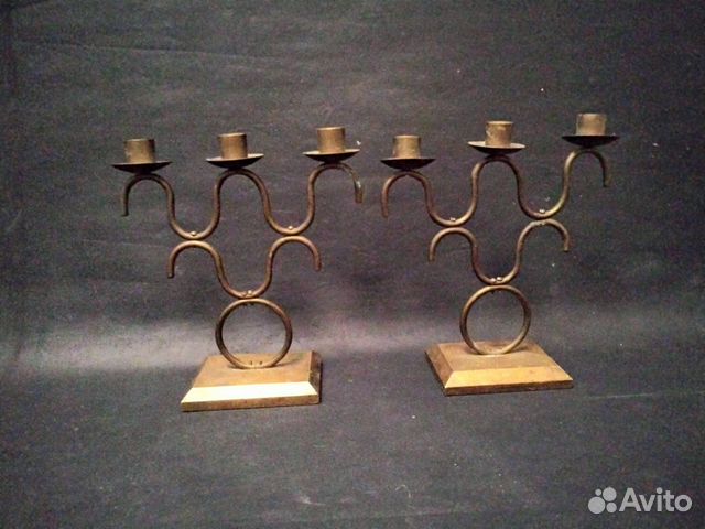 Подсвечники СССР цветмет купить в Москве | Хобби и отдых | Авито