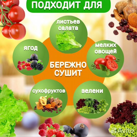 Сушилка для зелени центрифуга