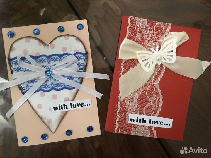 Оригинальные открытки русной работы