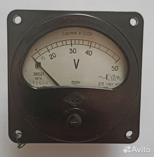 Приборы стрелочные