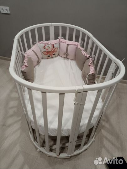 Матрас для детской кроватки трансформера