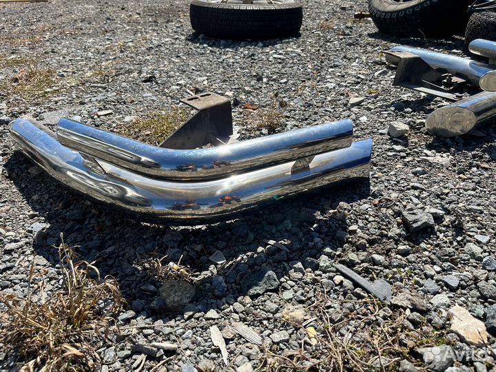 Защита заднего бампера land cruiser 200